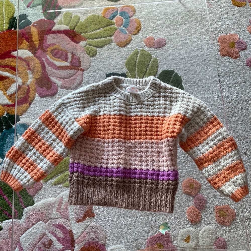 Target brand Cat & Jack pastel sweater